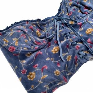 Victoria’s Secret vintage velvet bustier top